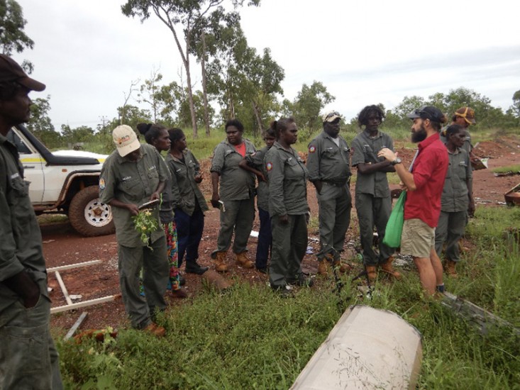 In April, thirteen rangers completed ChemCert and Treat Weeds units with Charles Darwin University.